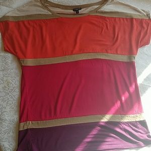 Express Medium jewel toned shirt.